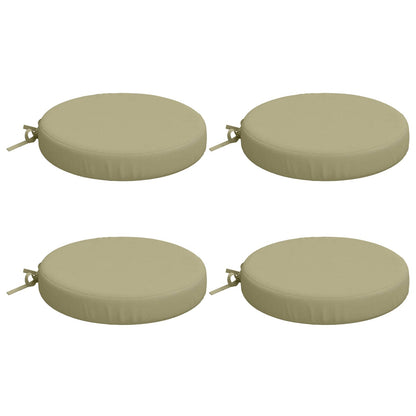 Cuscini per Seduta SOEST 4 pz 100% Poliestere Verde chiaro