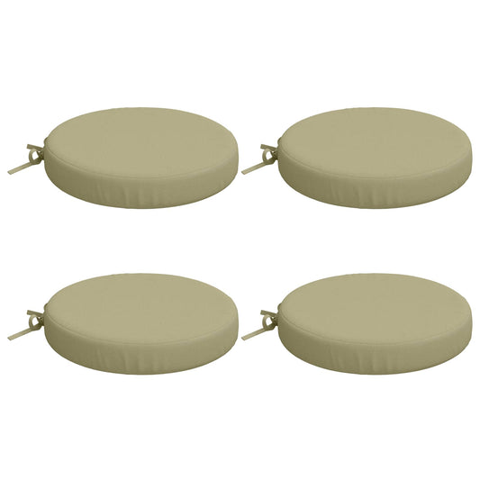 Cuscini per Seduta SOEST 4 pz 100% Poliestere Verde chiaro