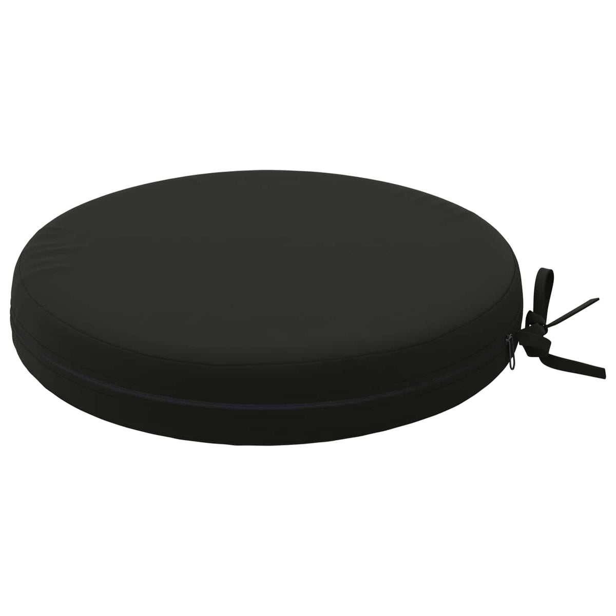 Cuscini per Seduta SOEST 4 pz 100% Poliestere Nero Ø 40 x 7 cm