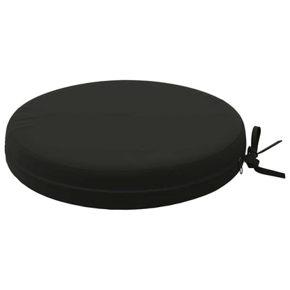 Cuscini per Seduta SOEST 4 pz 100% Poliestere Nero Ø 40 x 7 cm