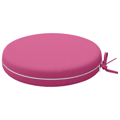 Cuscini per Sedia in 4 Pezzi SOEST 4 pz 100% Poliestere Rosa