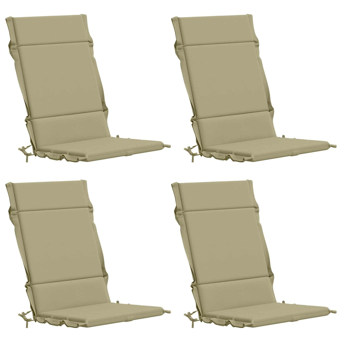 Cuscini per Sedia Alta in 4 Pezzi GEMERT 4 pcs 100% Poliestere