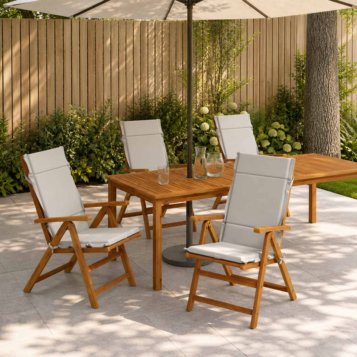 Cuscino per sedia a schienale alto GEMERT 6 pz 100% Poliestere