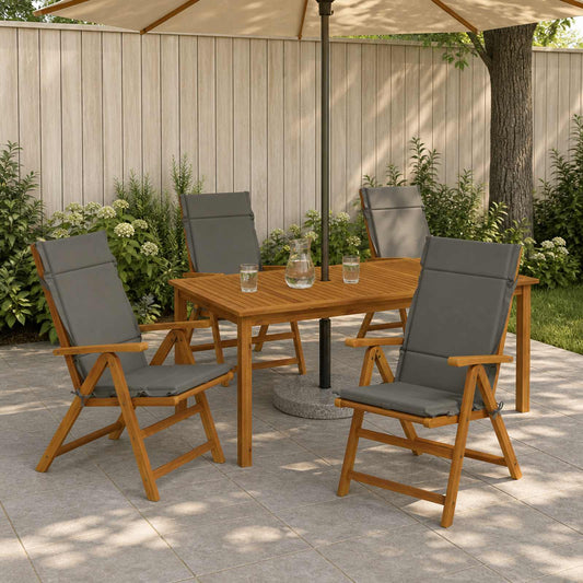 Cuscini per Sedia Alta in 4 Pezzi GEMERT 4 pcs 100% Poliestere
