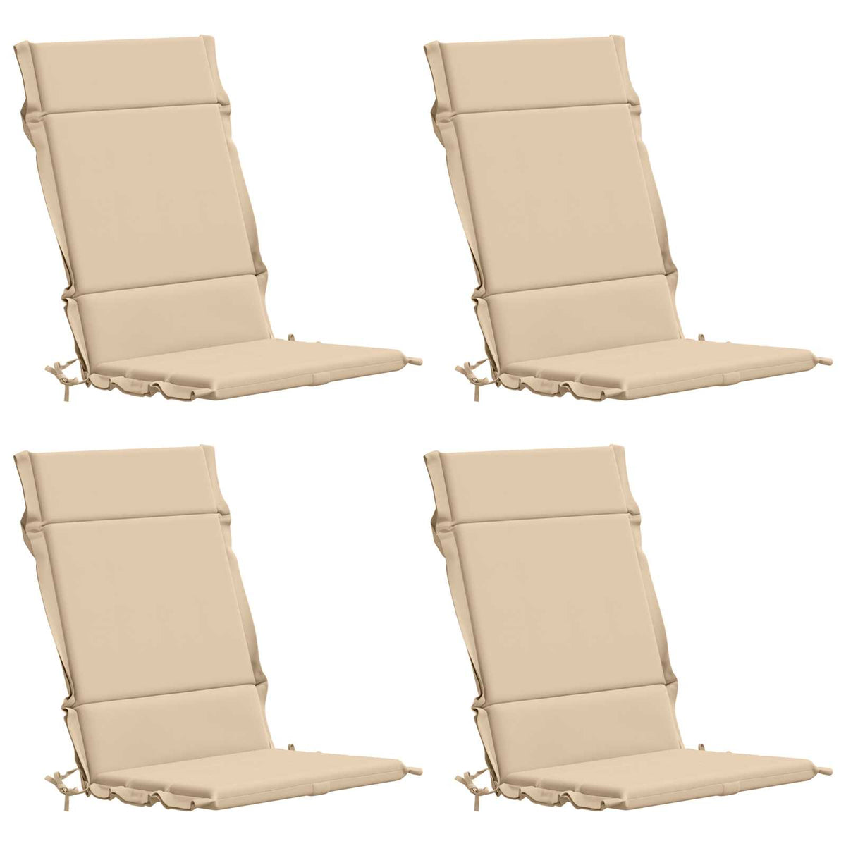 Cuscini per Sedia Alta in 4 Pezzi GEMERT 4 pcs 100% Poliestere
