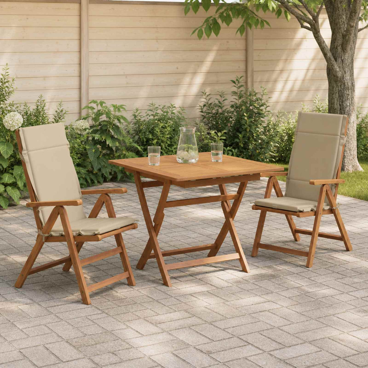 Cuscini per Sedia Alta in 2 Pezzi GEMERT 2 pcs 100% Poliestere