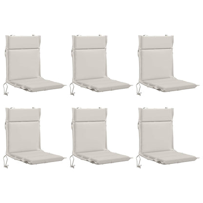 Cuscini per Sedia Alta in 6 Pezzi GEMERT 6 pcs 100% Poliestere | homemem39