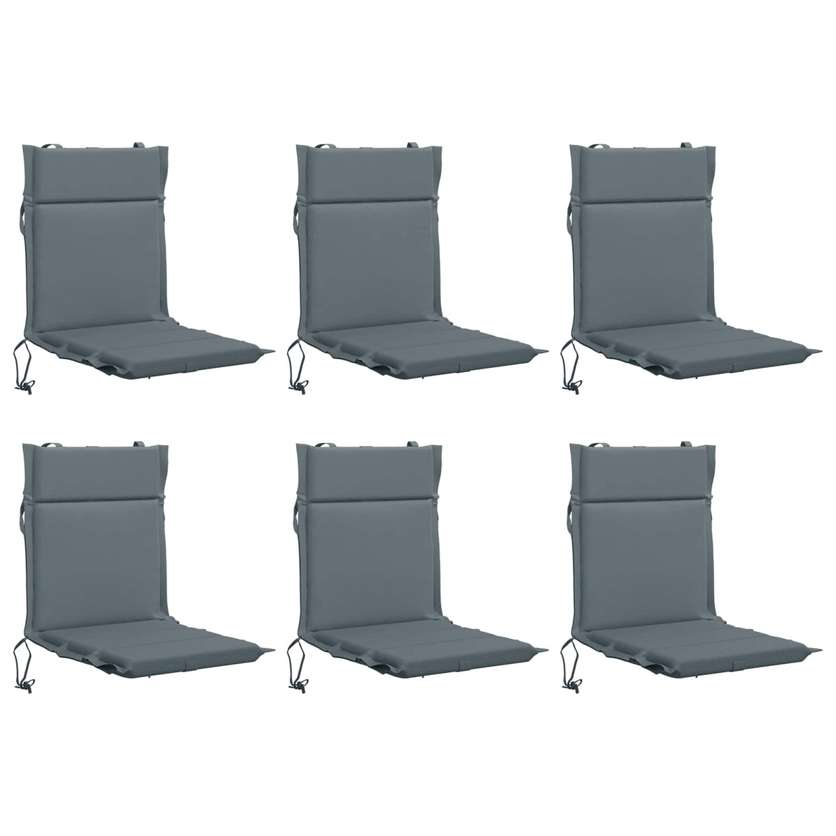 Cuscini per Sedia Alta in 6 Pezzi GEMERT 6 pcs 100% Poliestere | homemem39