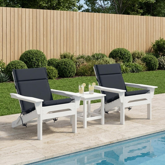 Cuscino per sedia a schienale basso GEMERT 2 pz 100% Poliestere