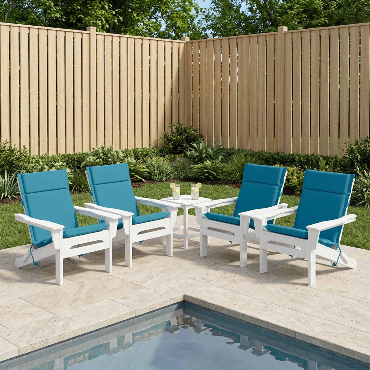 Cuscini per Sedia Alta in 6 Pezzi GEMERT 6 pcs 100% Poliestere | homemem39