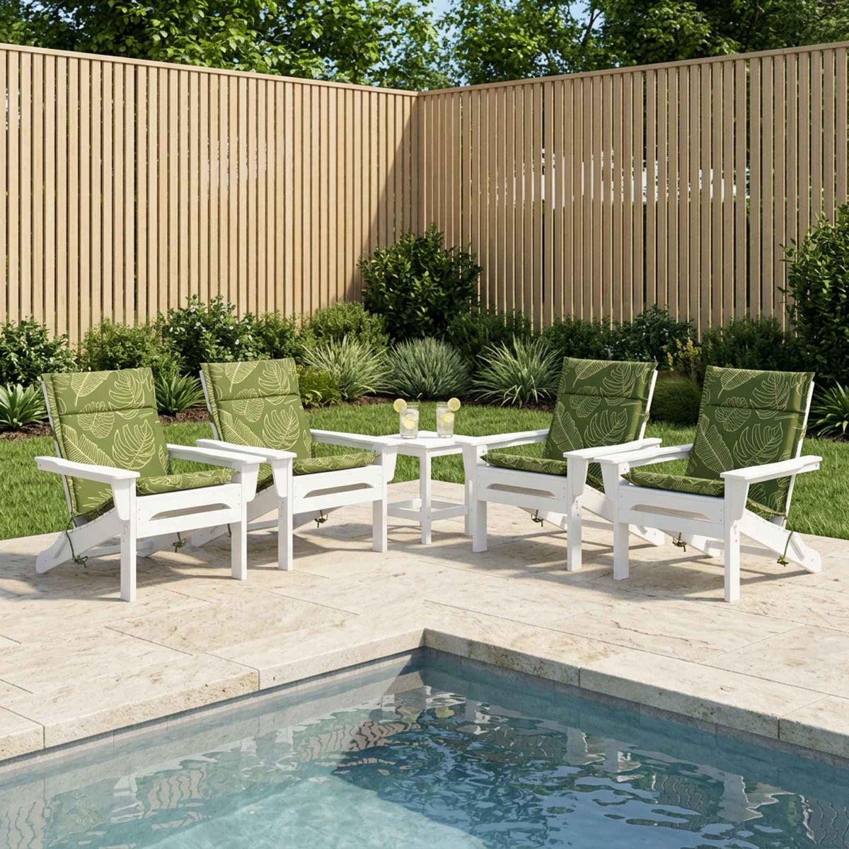 Cuscini per Sedia Alta in 6 Pezzi GEMERT 6 pcs 100% Poliestere | homemem39