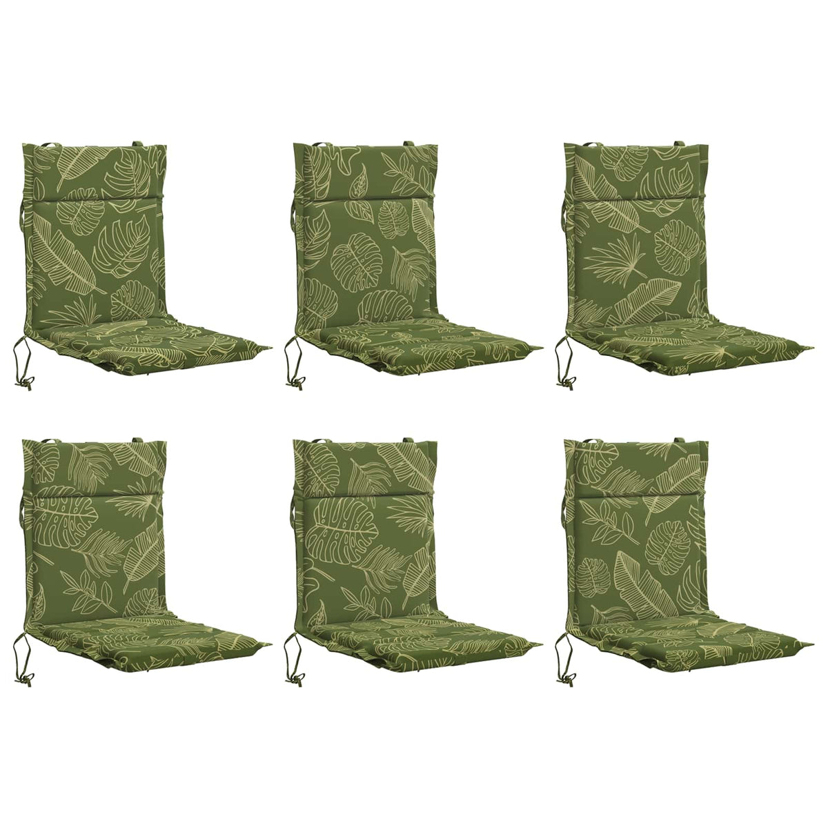 Cuscini per Sedia Alta in 6 Pezzi GEMERT 6 pcs 100% Poliestere | homemem39
