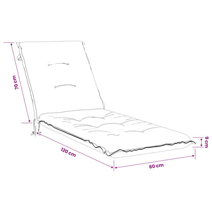Cuscino per Lettino GEMERT 100% Poliestere Blu Scuro