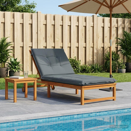 Cuscino per Lettino GEMERT 100% Poliestere Blu 190 x 70 x 9 cm