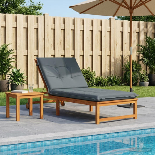 Cuscino per Lettino GEMERT 100% Poliestere Blu 190 x 70 x 9 cm