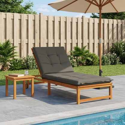 Cuscino per Lettino GEMERT 100% Poliestere Grigio