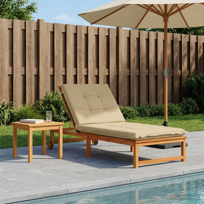 Cuscino per Lettino GEMERT 100% Poliestere Beige