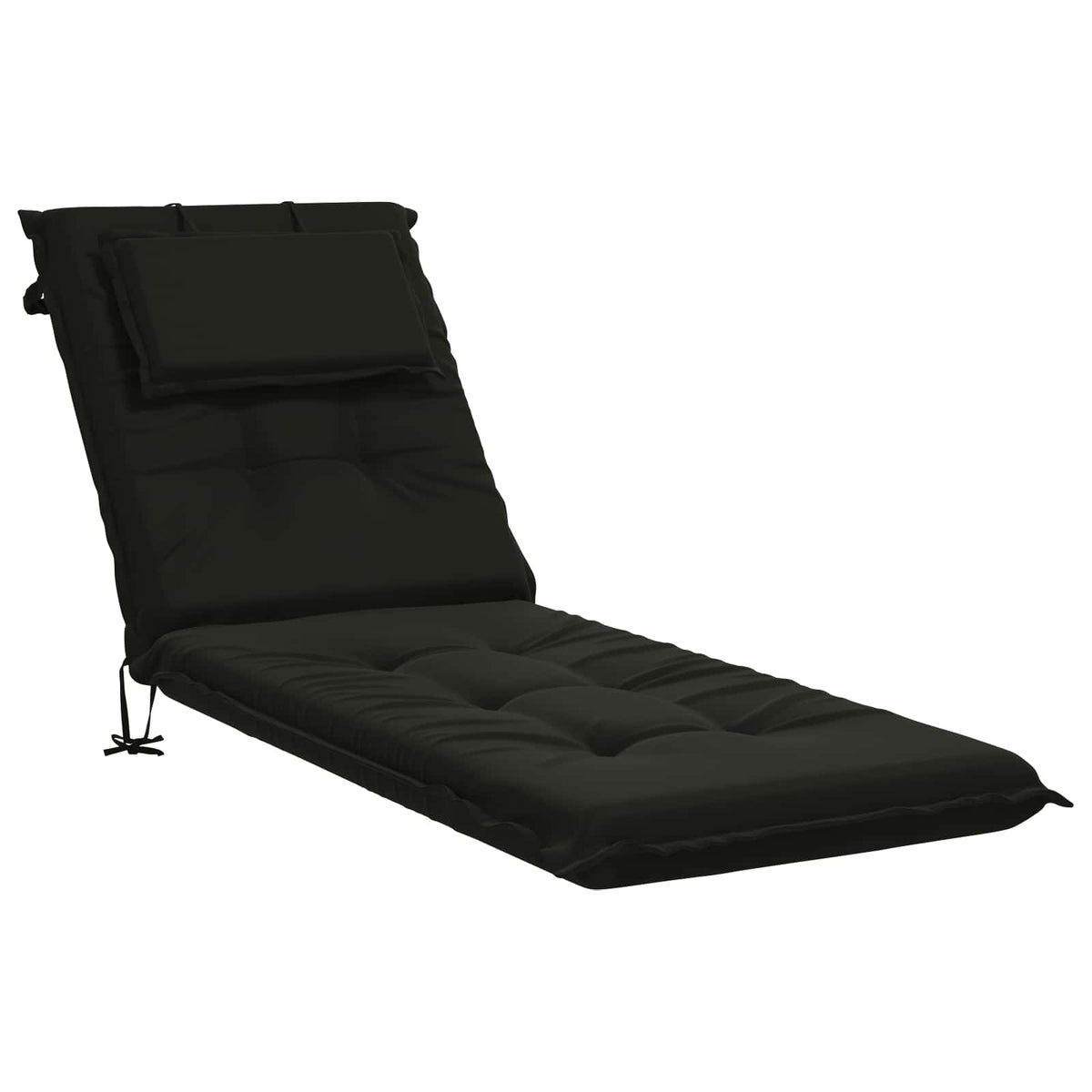 Cuscino per Lettino GEMERT 100% Poliestere Nero 190 x 60 x 9 cm
