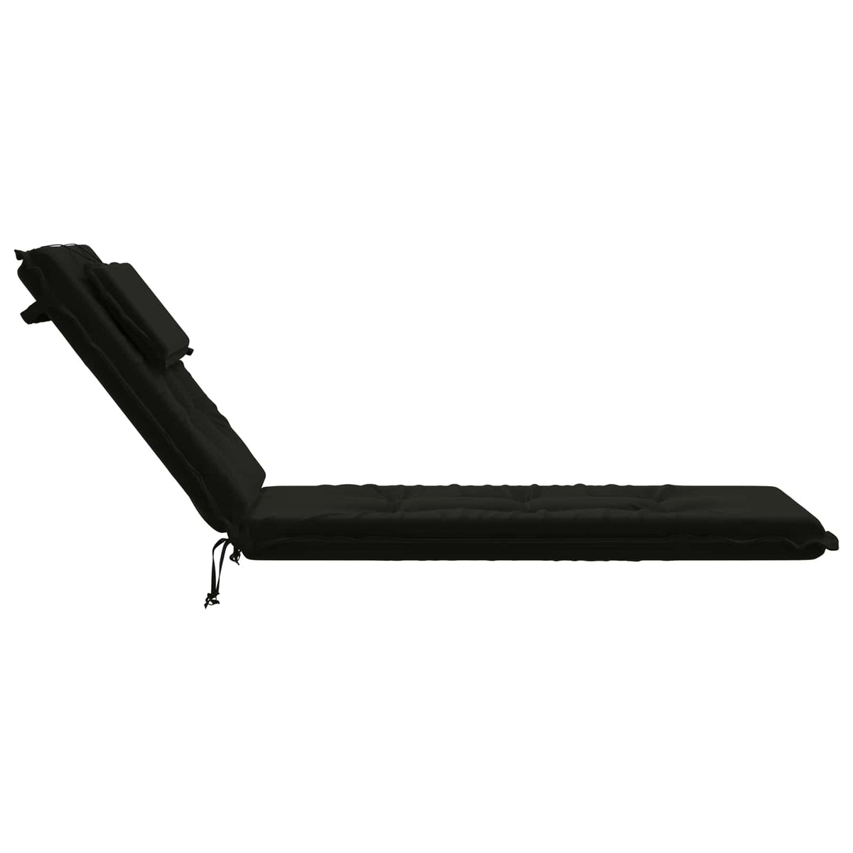 Cuscino per Lettino GEMERT 100% Poliestere Nero 190 x 60 x 9 cm