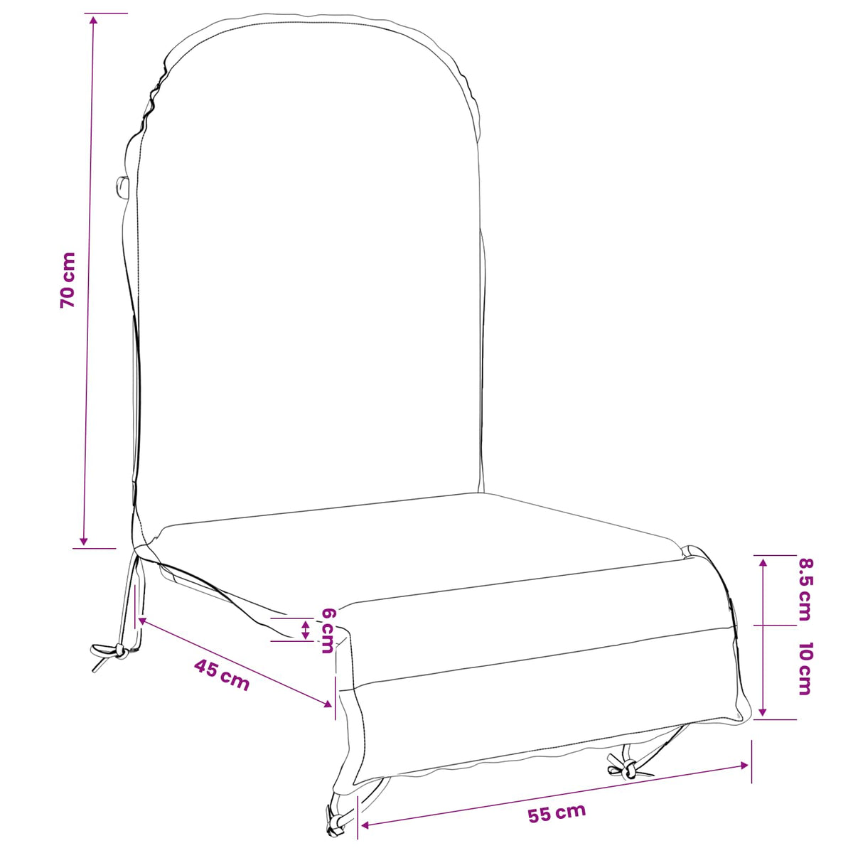 Cuscino per Lounger Sole GEMERT 100% Poliestere Beige