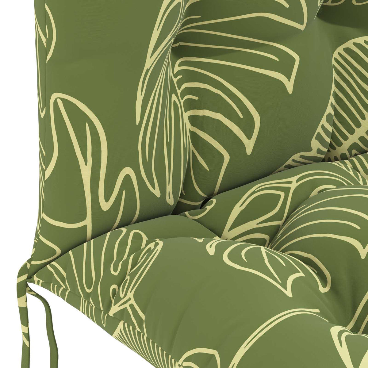 Cuscino per Lounger Sole PUTTEN 100% Poliestere Design a foglia