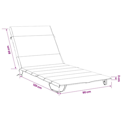 Cuscino per Lettino GEMERT 100% Poliestere Grigio