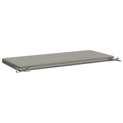 Cuscini per Panchina SOEST 2 pz 100% Poliestere Grigio