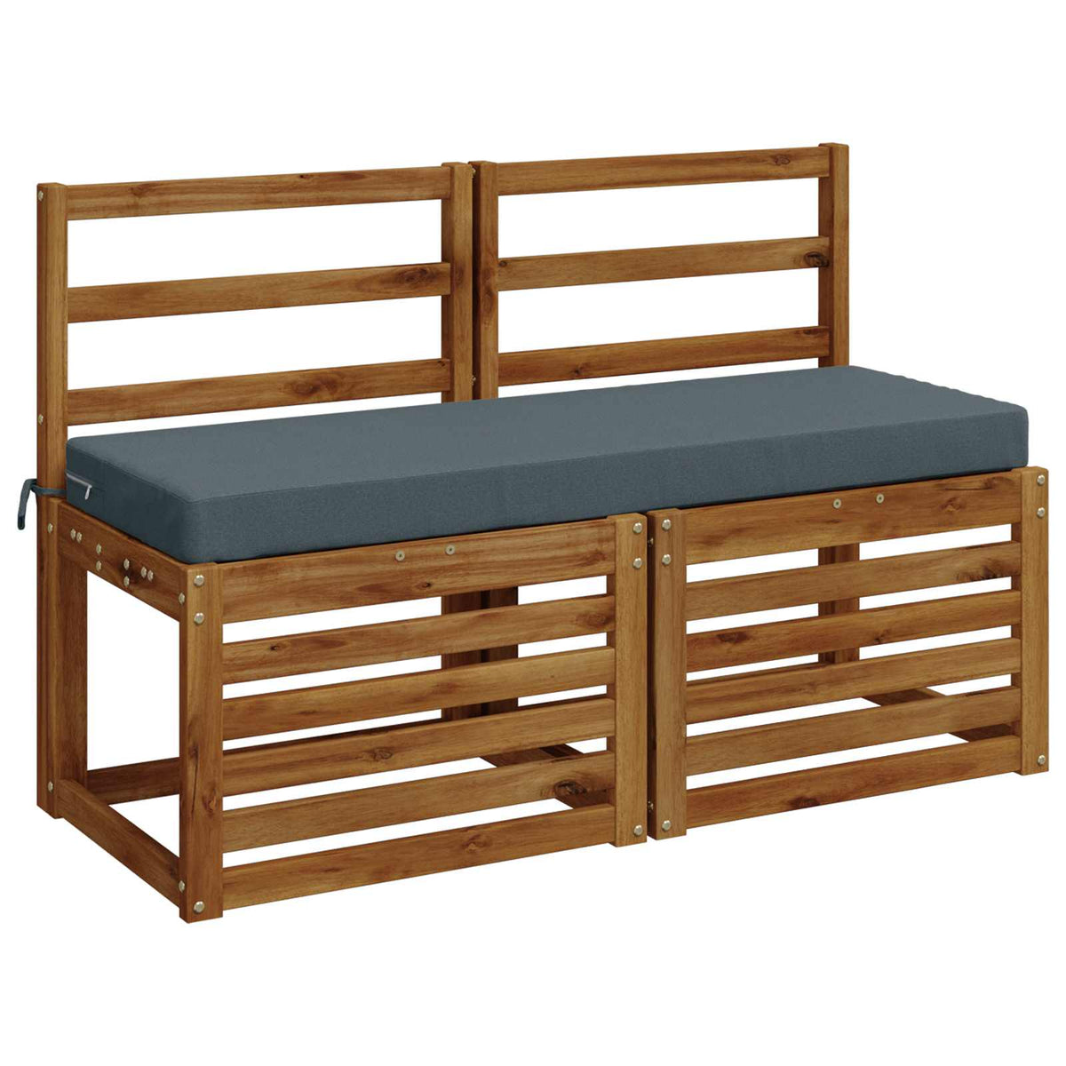 Cuscino per panchina SOEST 100% Poliestere Blu 110 x 40 x 8 cm