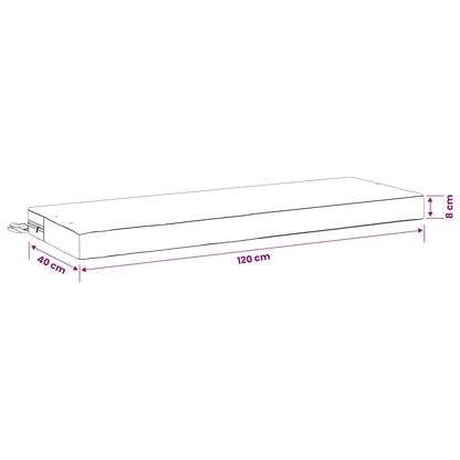 Cuscini per Panchina a 2 Pezzi SOEST 2 pz 100% Poliestere