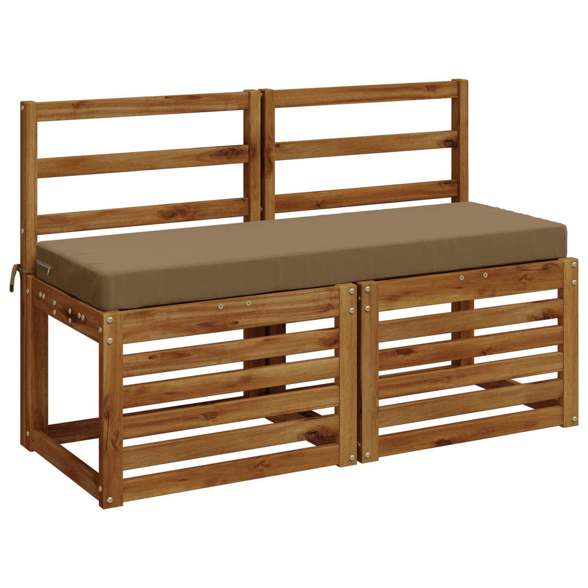 Cuscini per Panchina a 2 Pezzi SOEST 2 pz 100% Poliestere