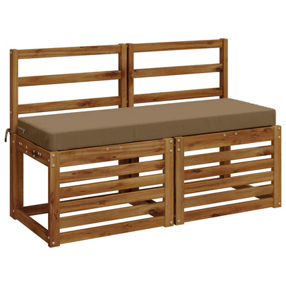 Cuscini per Panchina a 2 Pezzi SOEST 2 pz 100% Poliestere