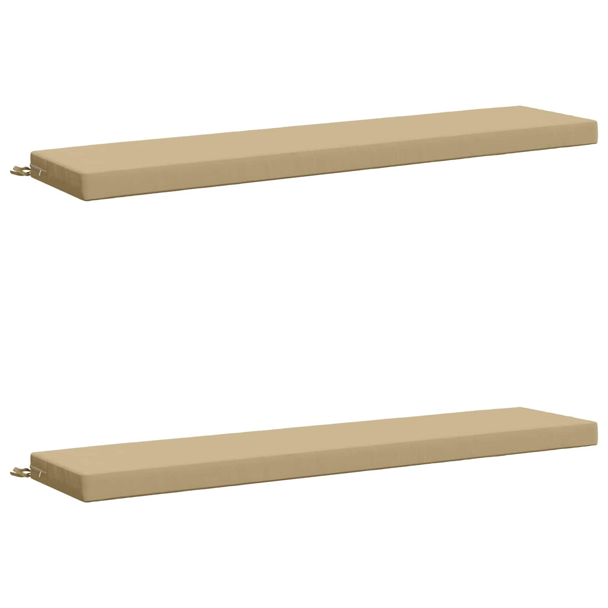 Cuscini per Panchina a 2 Pezzi SOEST 2 pz 100% Poliestere Beige