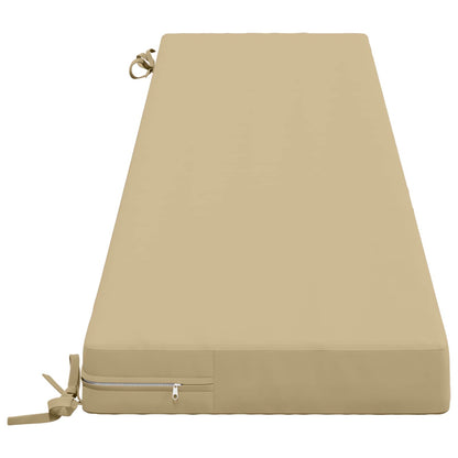 Cuscini per Panchina a 2 Pezzi SOEST 2 pz 100% Poliestere Beige