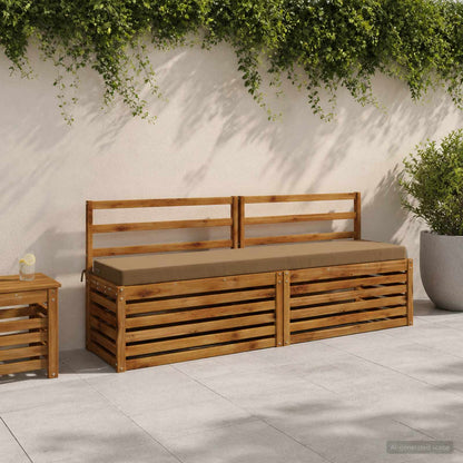 Cuscini per Panchina a 2 Pezzi SOEST 2 pz 100% Poliestere