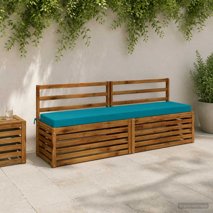 Cuscino per panchina SOEST 100% Poliestere Turchese