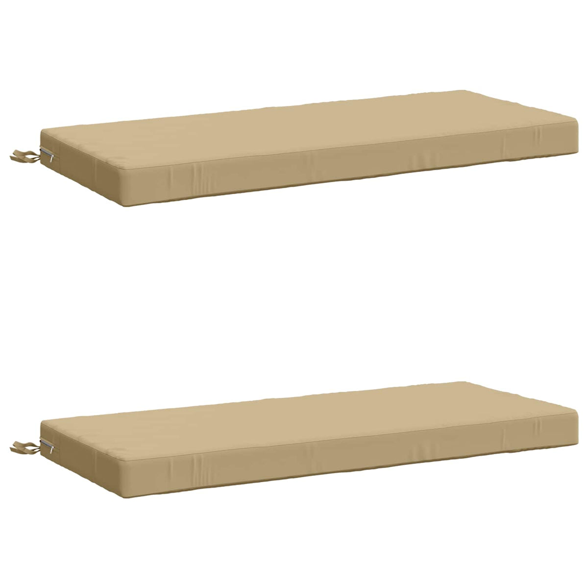 Cuscini per Panchina a 2 Pezzi SOEST 2 pz 100% Poliestere Beige