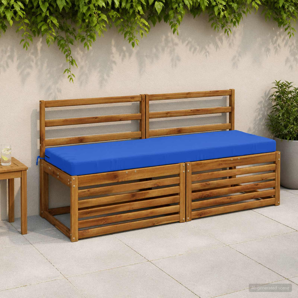 Cuscini per Panchina a 2 Pezzi SOEST 2 pz 100% Poliestere