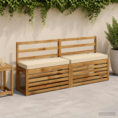 Cuscino per Panchina a 1 Pezzo VUGHT 100% Poliestere Beige