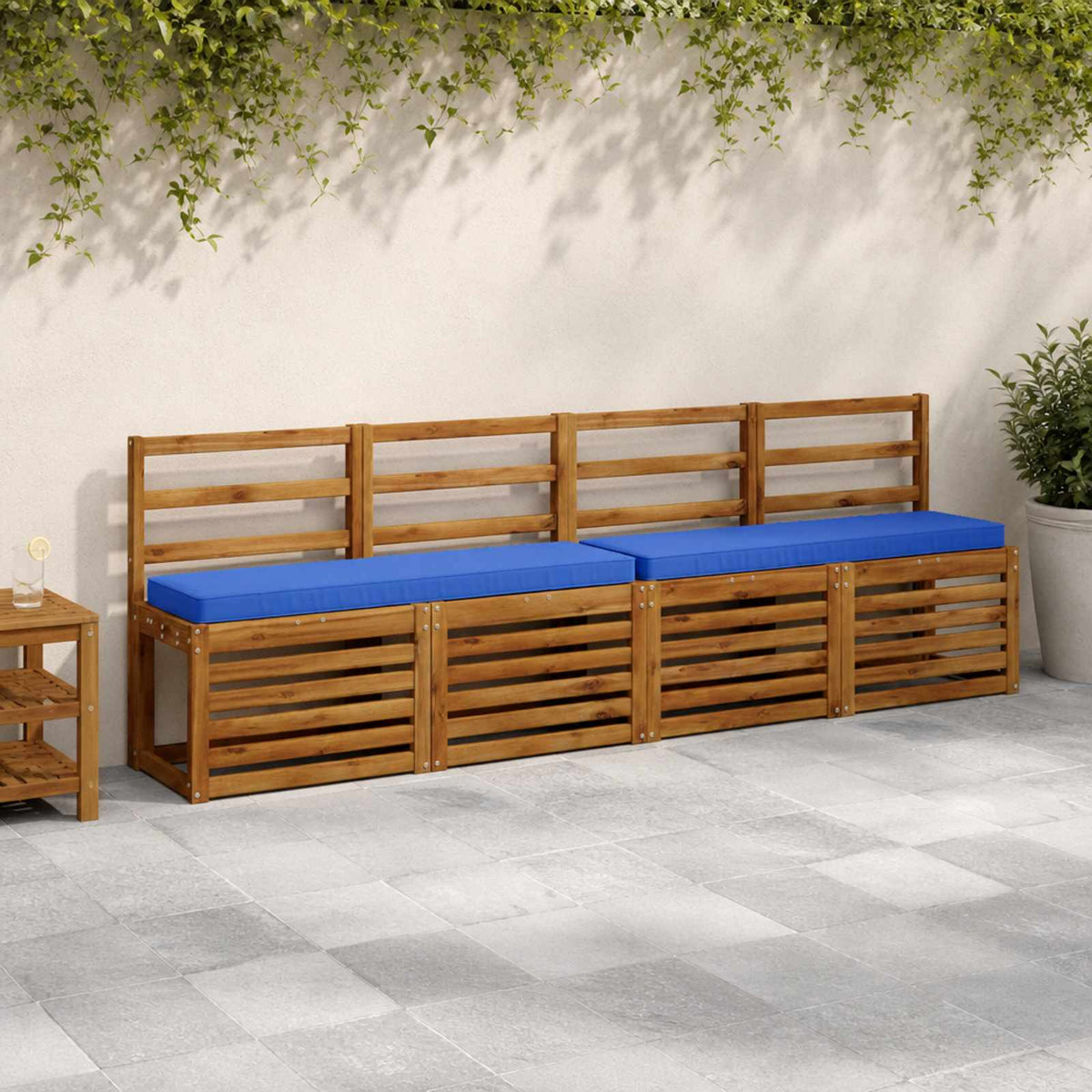 Cuscini per Panchina a 2 Pezzi VUGHT 2 pcs 100% Poliestere