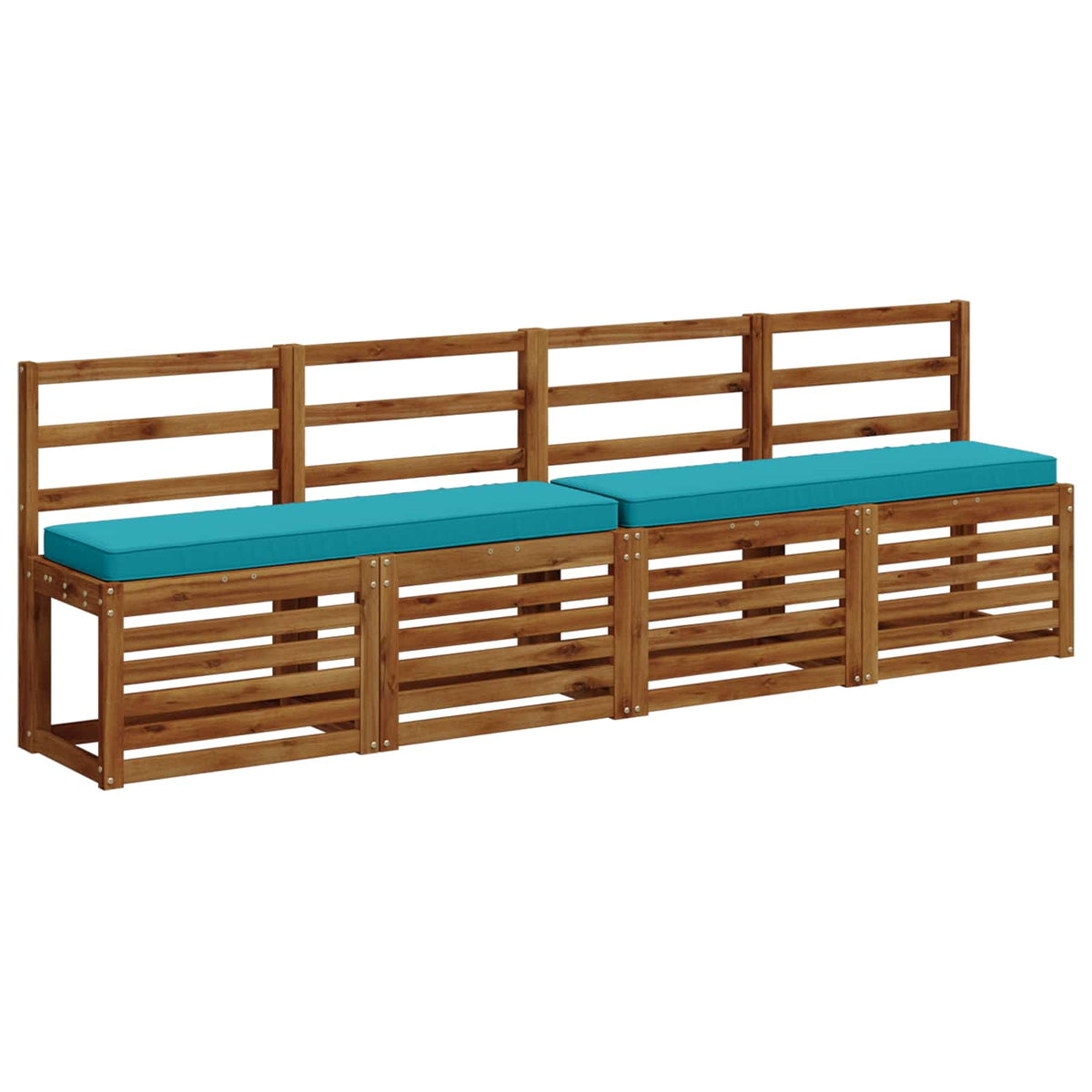 Cuscini per Panchina a 2 Pezzi VUGHT 2 pcs 100% Poliestere