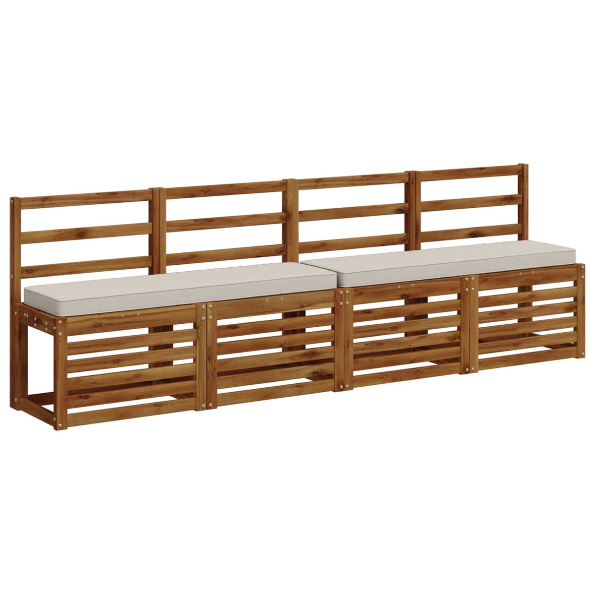Cuscino per Panchina a 1 Pezzo VUGHT 100% Poliestere Bianco