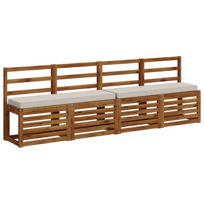 Cuscino per Panchina a 1 Pezzo VUGHT 100% Poliestere Bianco