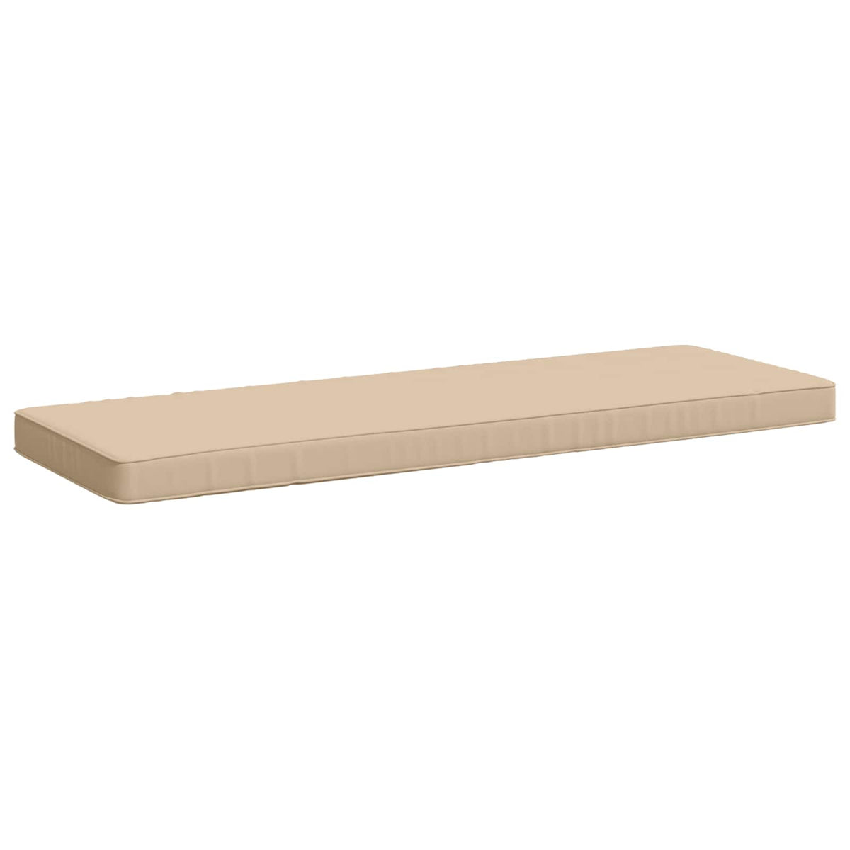 Cuscini per Panchina a 2 Pezzi VUGHT 2 pz 100% Poliestere Crema