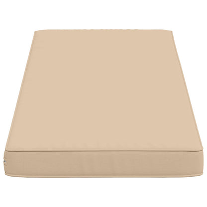 Cuscini per Panchina a 2 Pezzi VUGHT 2 pz 100% Poliestere Crema