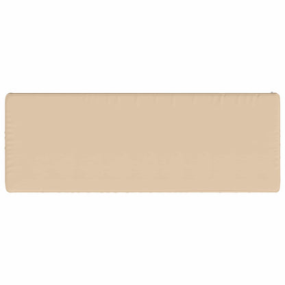 Cuscini per Panchina a 2 Pezzi VUGHT 2 pz 100% Poliestere Crema