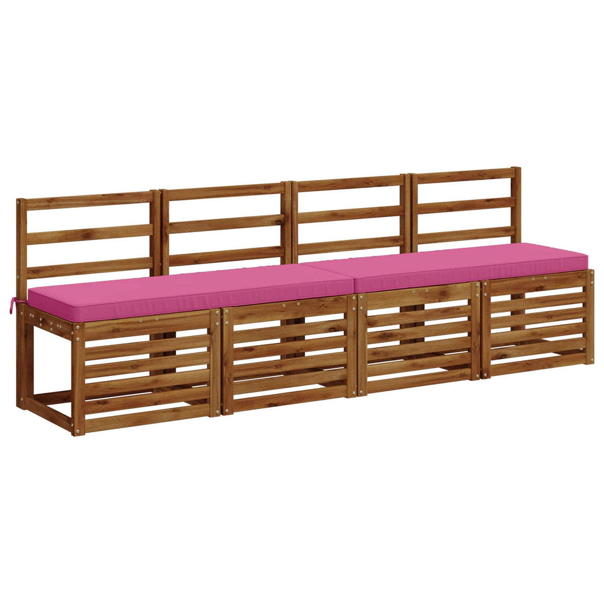 Cuscino per Panchina a 1 Pezzo VUGHT 100% Poliestere Rosa