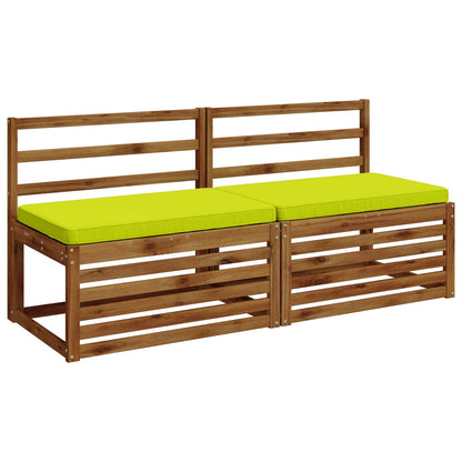 Cuscini per Panchina a 2 Pezzi VUGHT 2 pz 100% Poliestere