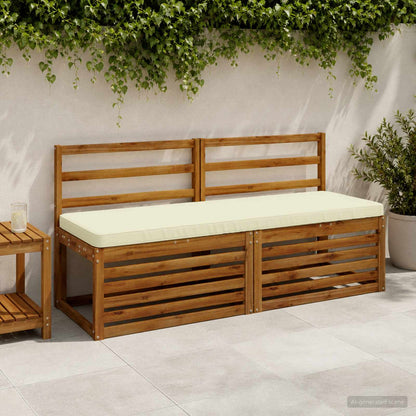 Cuscino per Panchina a 1 Pezzo VUGHT 100% Poliestere Crema