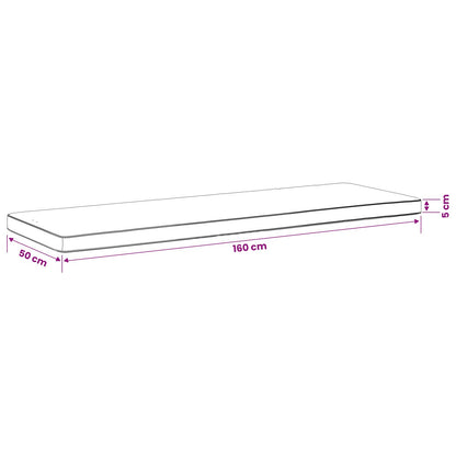 Cuscino per Panchina a 1 Pezzo VUGHT 100% Poliestere Nero
