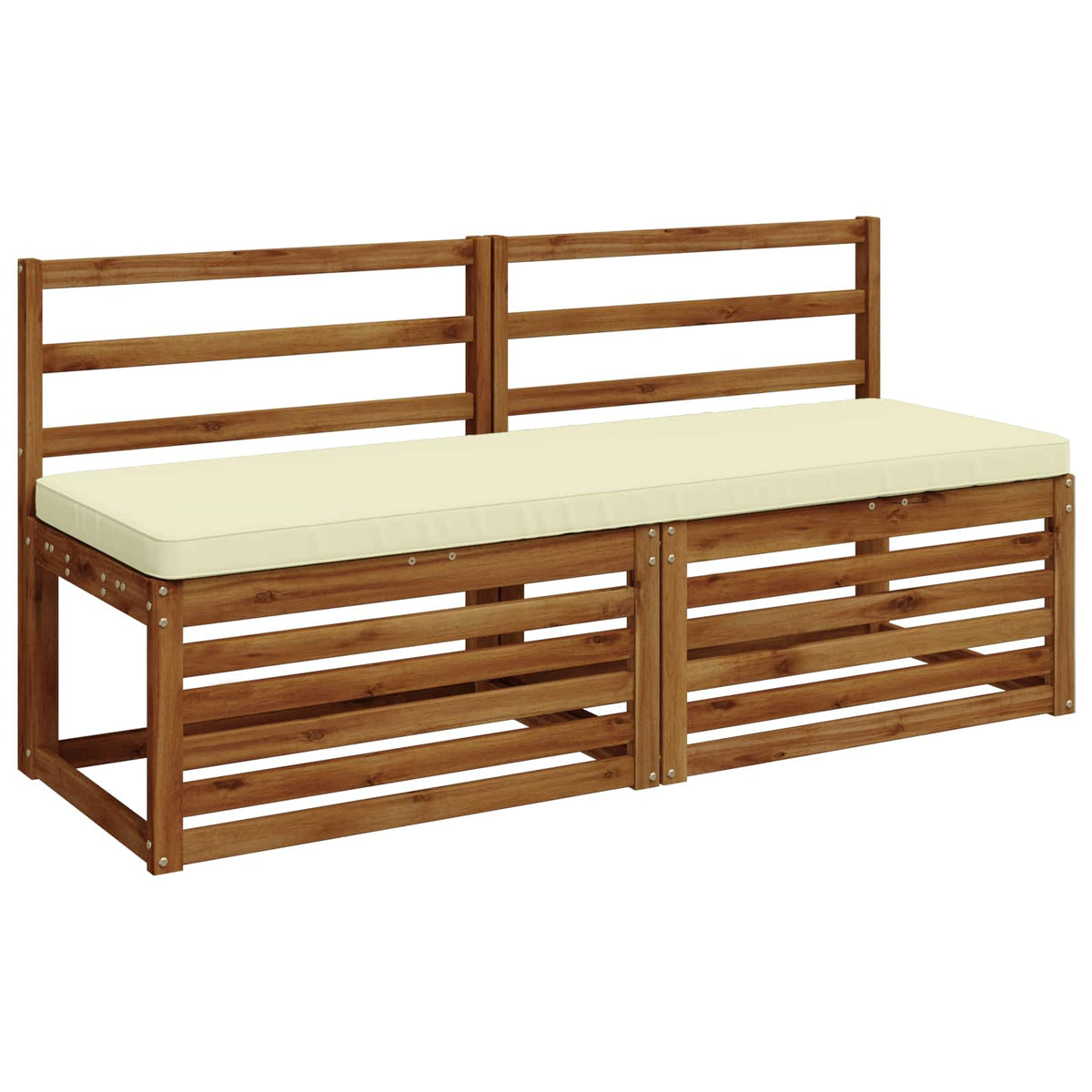 Cuscino per Panchina a 1 Pezzo VUGHT 100% Poliestere Crema